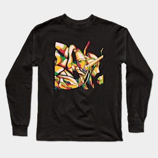 Abstract Eva Unit 01 Long Sleeve T-Shirt